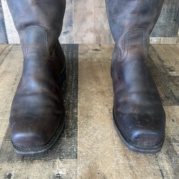 Frye 700 Square Toe Wide Boots Mens 12 W - Picture 9 of 12